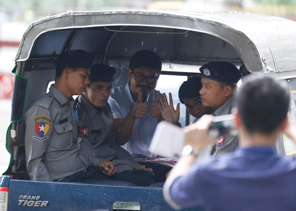 Reuter's journalist Wa Lone and Kyaw Soe Oo 