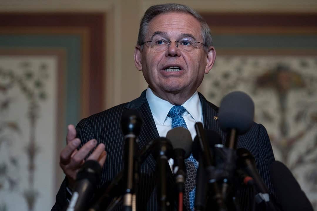 The comedian says he posed as Democrat Senator Bob Menendez. 