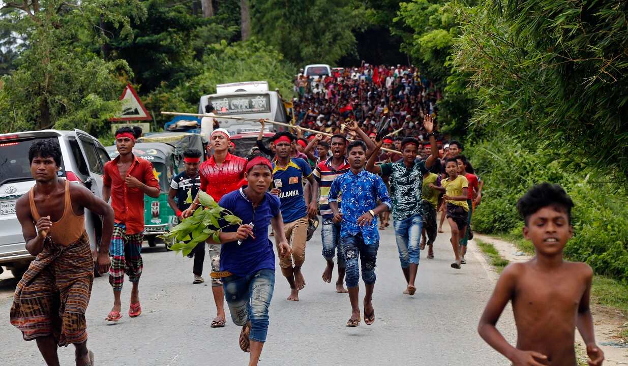 On 25 August 2017 Myanmar launched a military operation in Rakhine State.