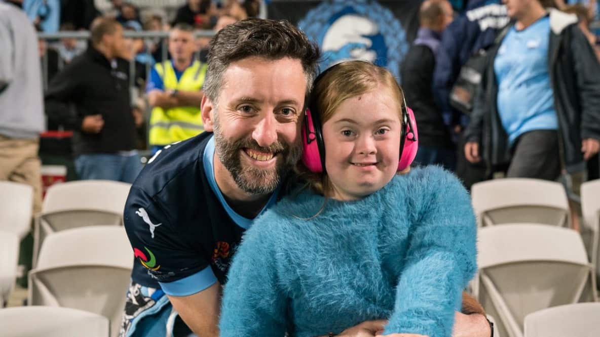 Rory Carroll says he was taking his daughter, who has a disability, to a bathroom in a restricted section, when the police got involved. 