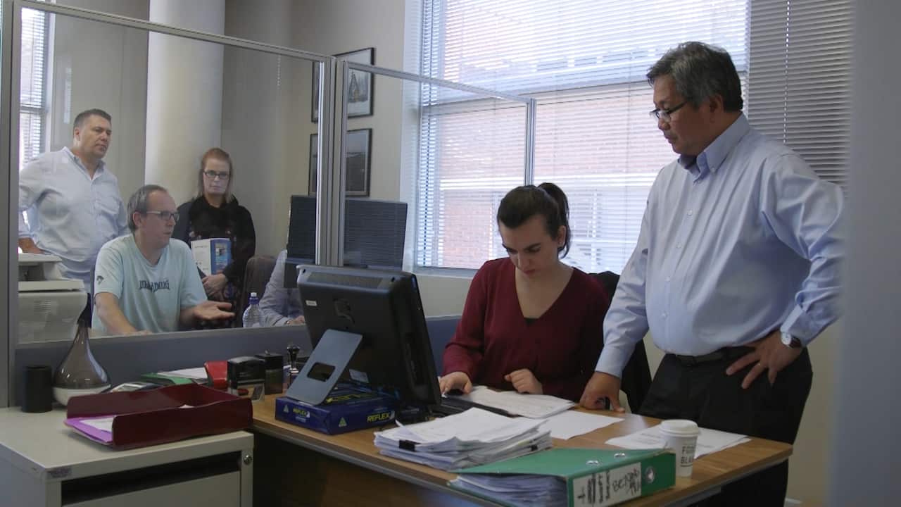 Beyond Travel hired refugee Hedra Abdo as a part-time accountant.