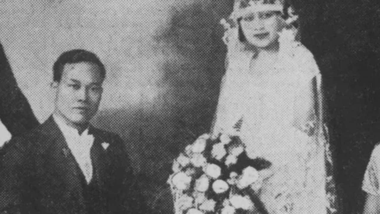 Ruby on her wedding day in 1924.