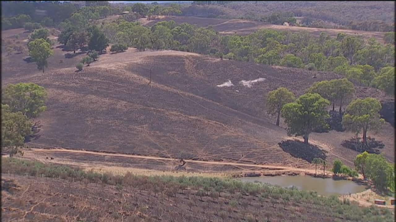 The 108 acre property is completely ruined.