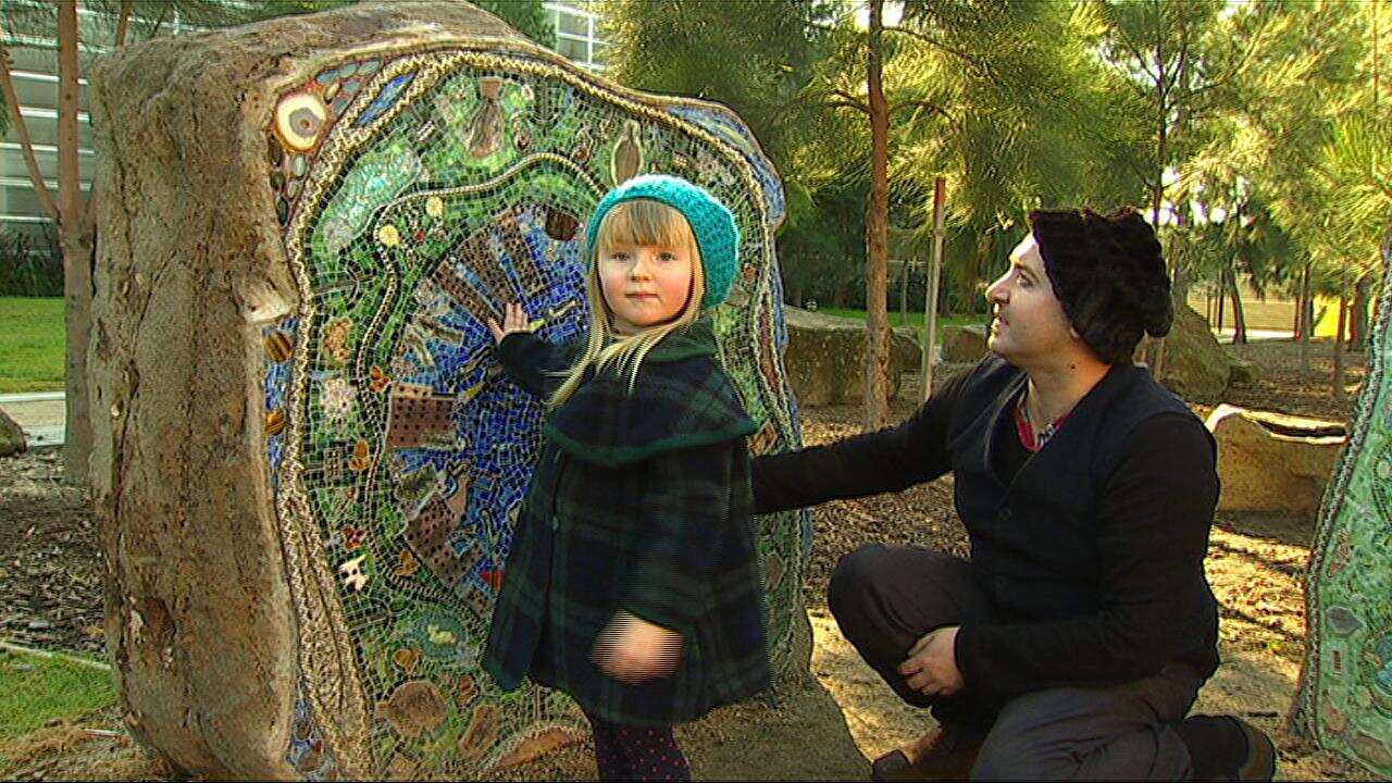 Saidin Salkic with his daughter