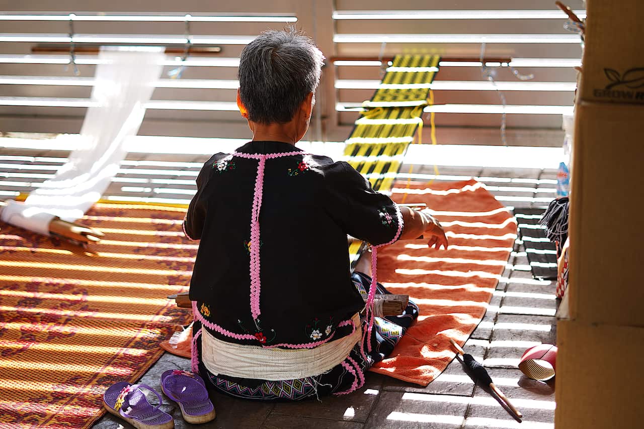 Sarah Sarah weaving