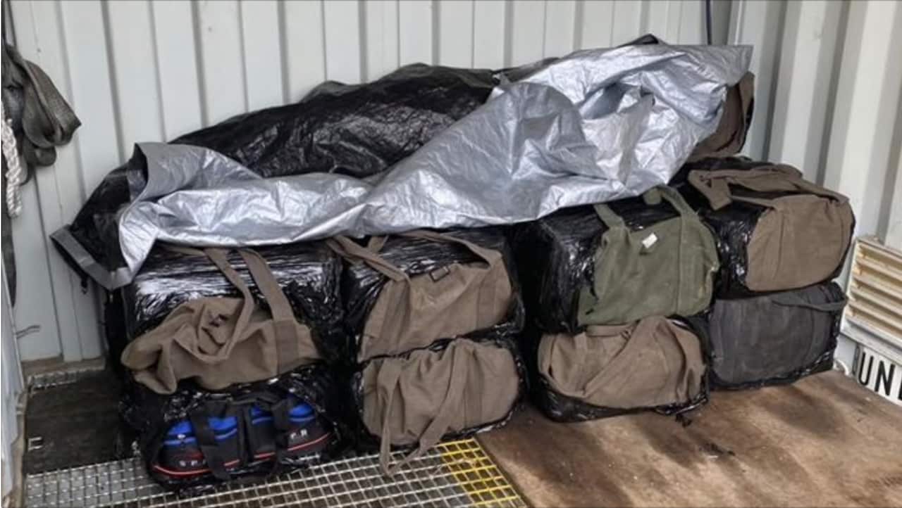 Alleged haul of cocaine.