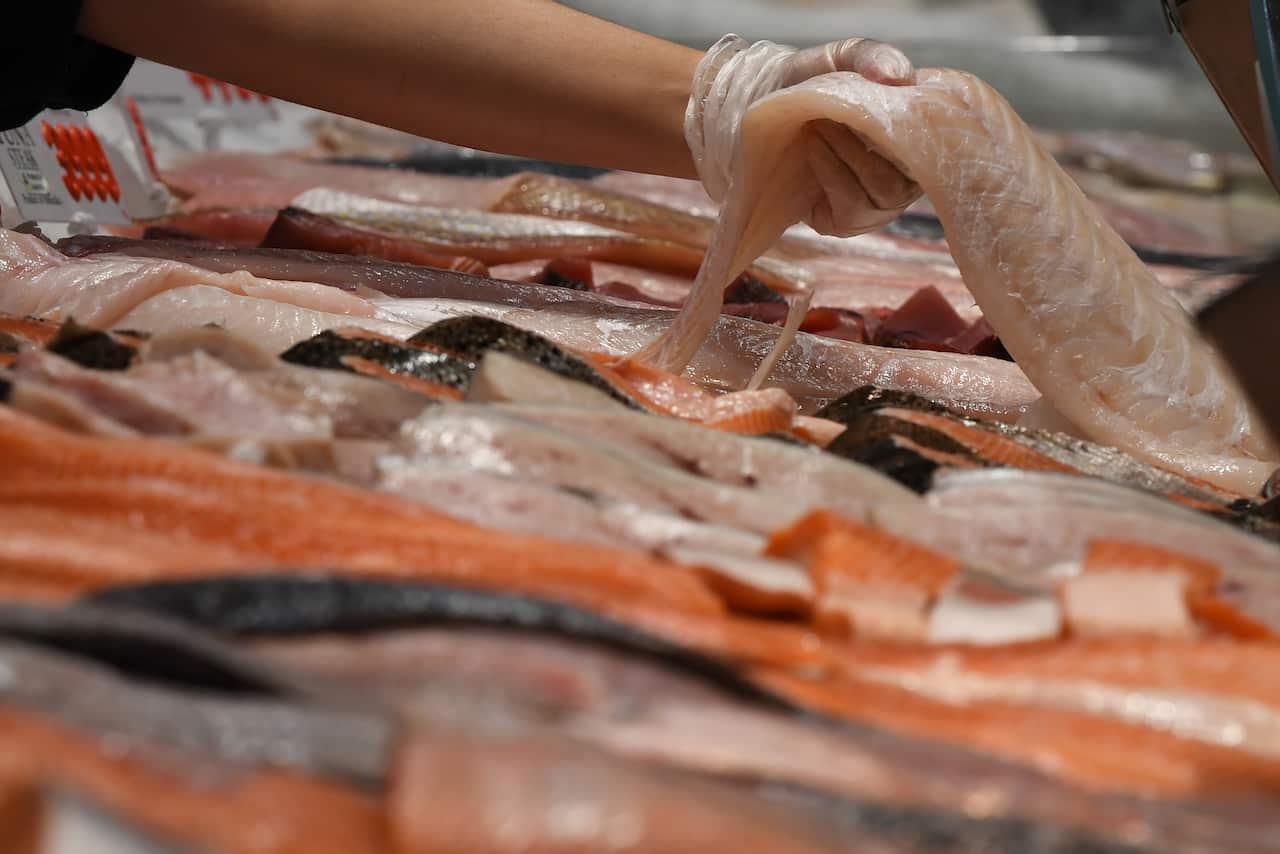 Seafood sellers say Lunar New Year is normally a prime time for them.