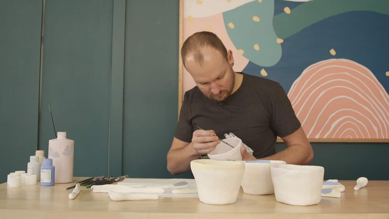 While he loves to create new art, Jamie says the creative aspect takes a backseat when it comes to running a business.