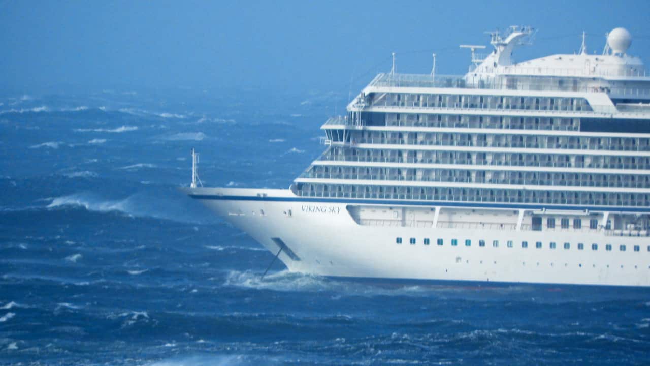 Cruise ship Viking Sky.