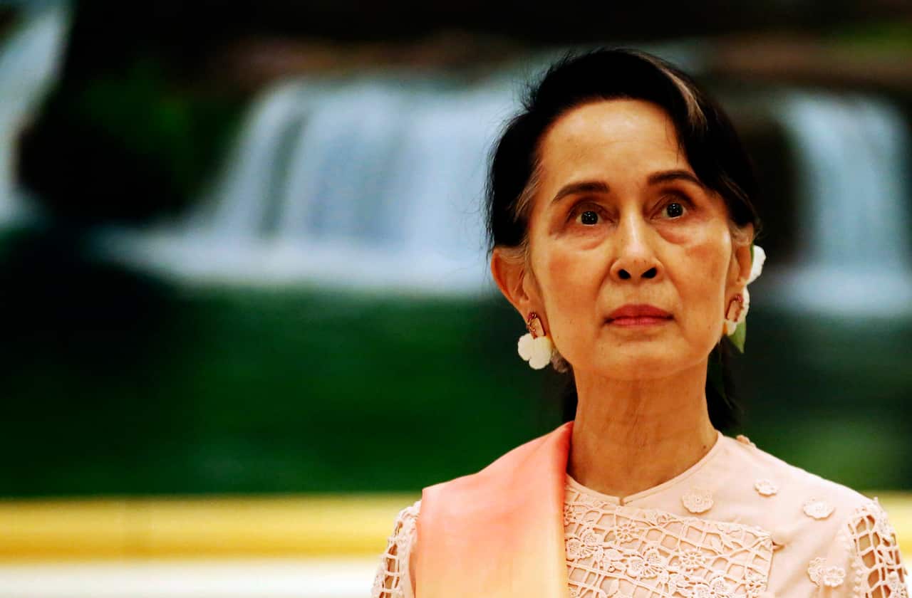Aung San Suu Kyi.
