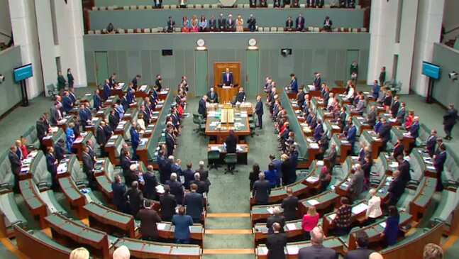 MPs hold a moment of silence in memory of Bonita Mabo.