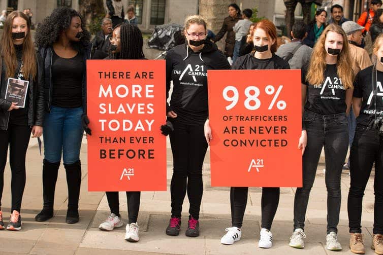 Legislation in the UK emerged from anti-slavery campaigns.