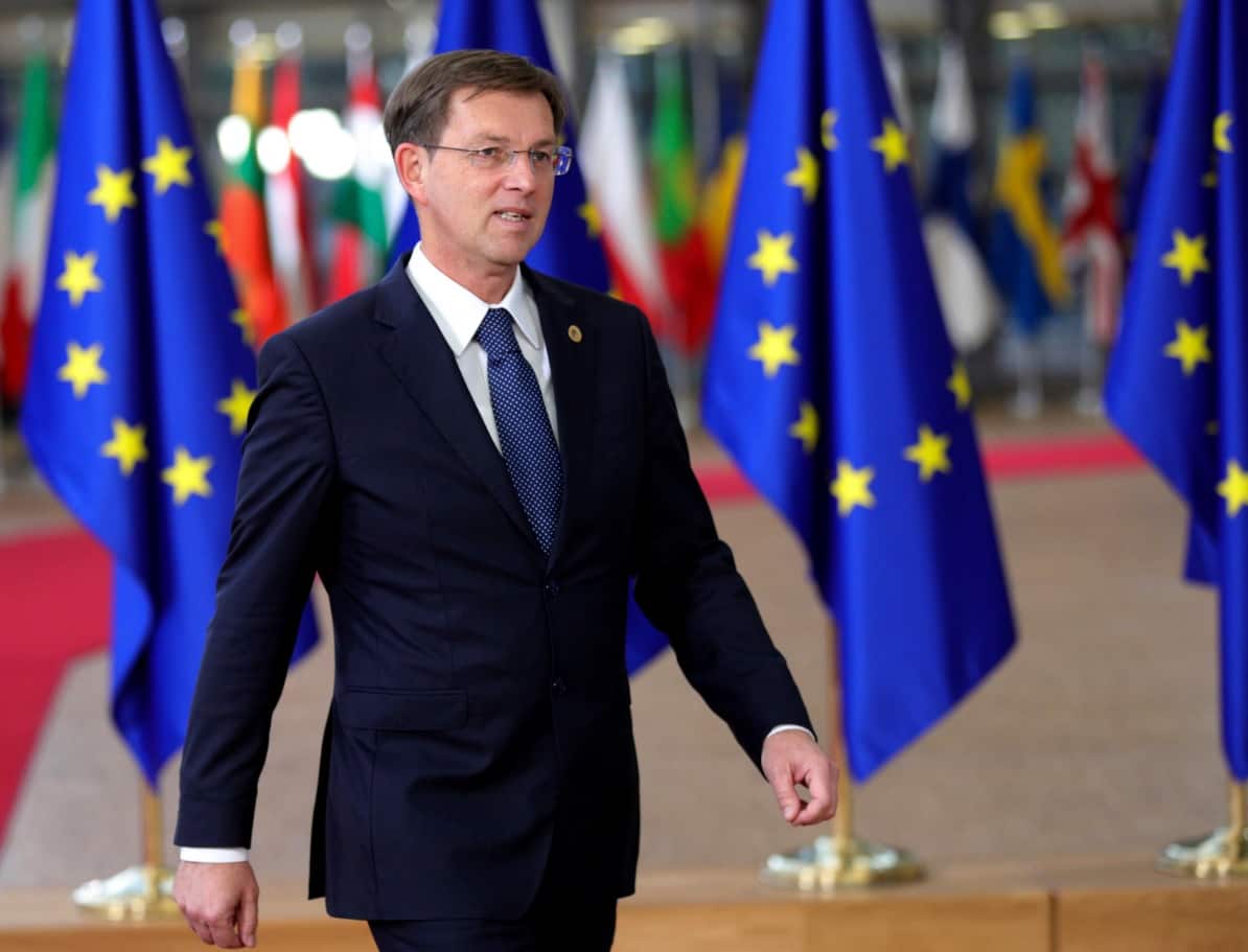 File image of ex-Slovenian Prime Minister Miro Cerar