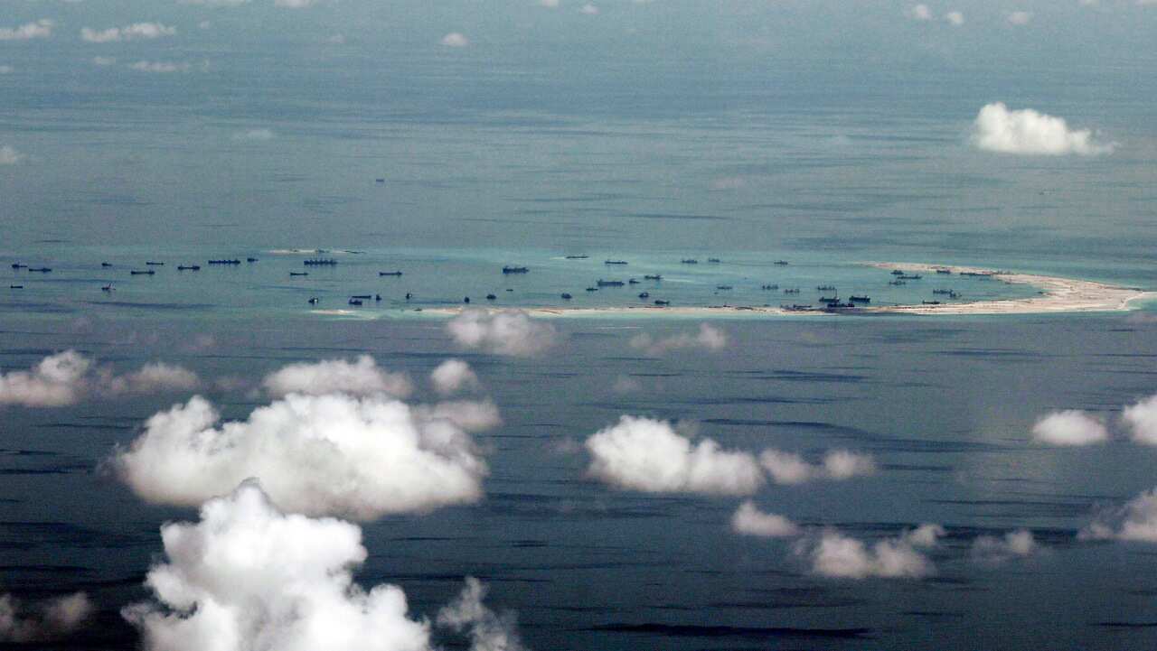 Parts of the South China Sea.  