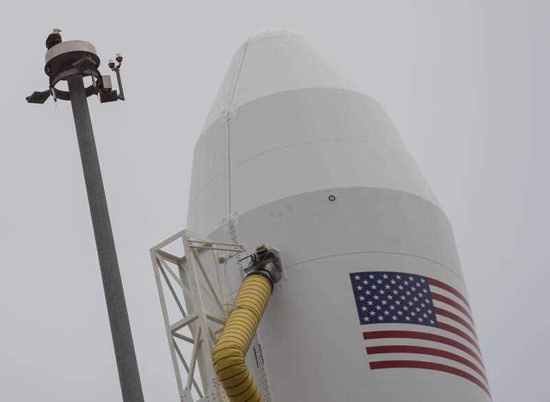 The unmanned craft will deliver food and mission critical supplies.