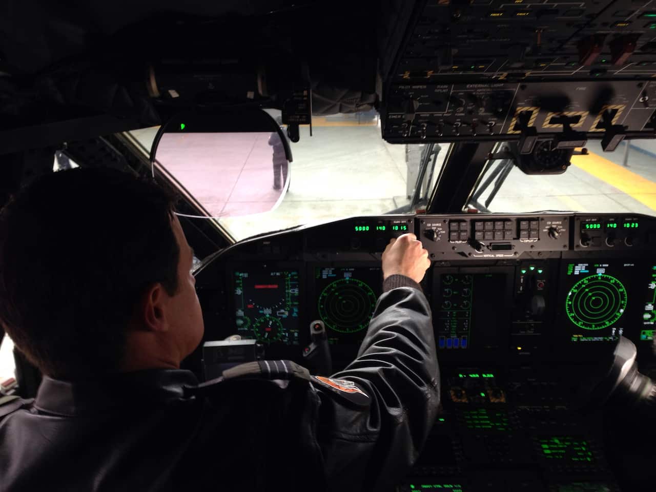 The Air Force's new Battlefield Airlift Spartan C-27J will lend support in military operations and increase military reach. (Emma Hannigan/SBS)