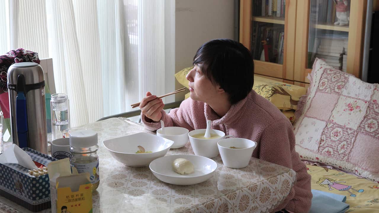 Zhang Shasha on the 28th day of her confinement - she told Aela that she missed being outside.