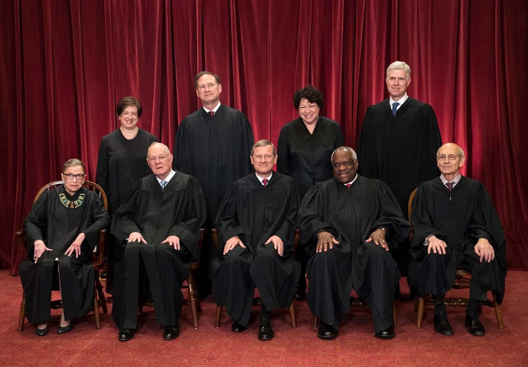 The current bench of the US Supreme Court includes three women.
