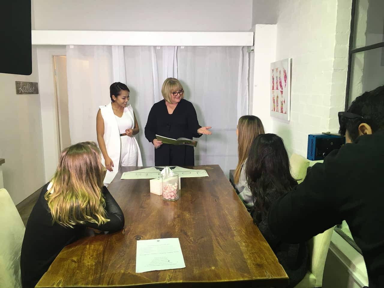 The Survivor School leads small groups of survivors. They are trained and coached to rebuild work skills and confidence.