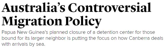 The Atlantic Headline on Australia