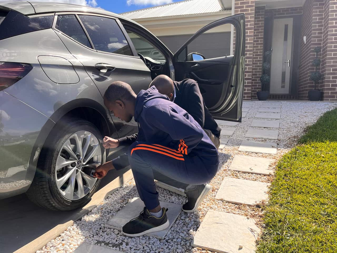 This dual drive car is key to the success of the in language drivers education program