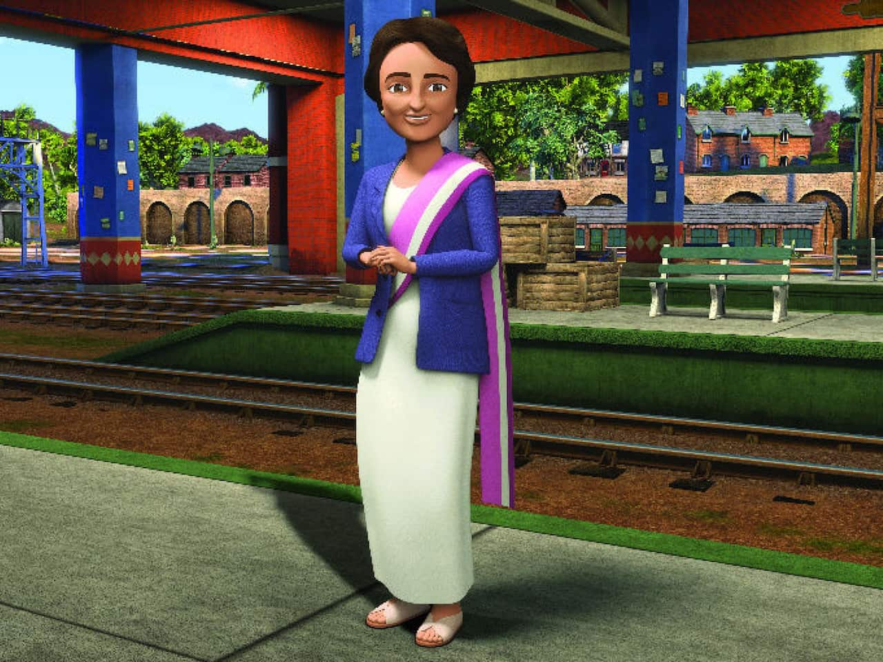 Charubala a new character in charge of this railway