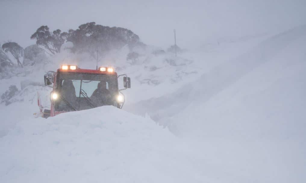 Thredbo Resort in NSW received more than 35cm of snow over the weekend.