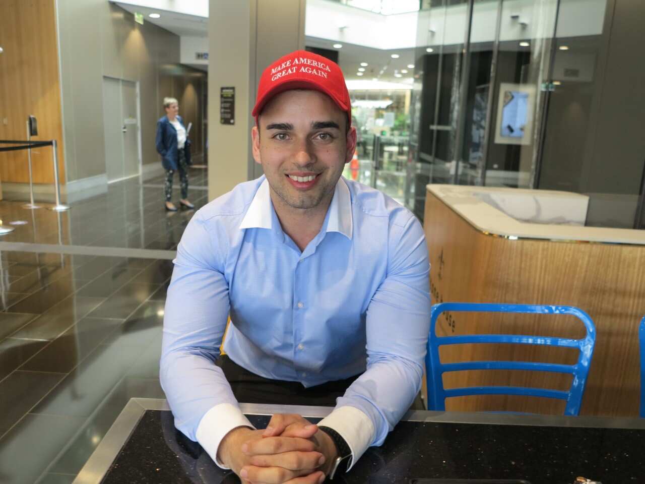 Wollongong Trump supporter James Dwarte is feeling increasingly hopeful of the Republican president winning four more years.