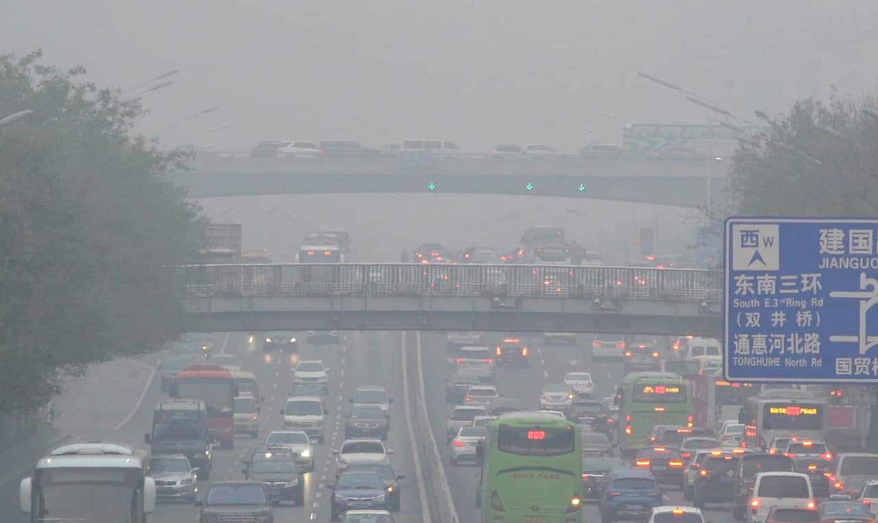 Toxic levels of smog have returned to China's capital Beijing.