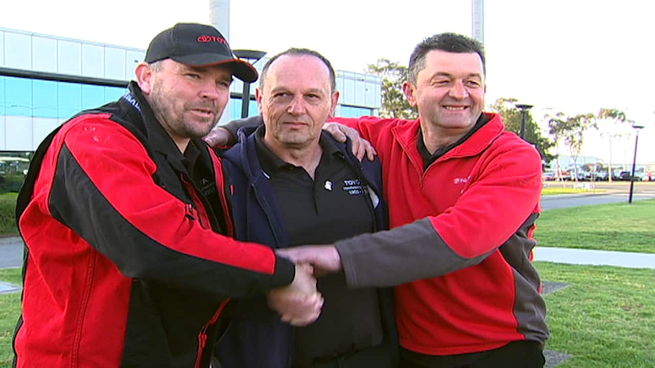 Toyota workers