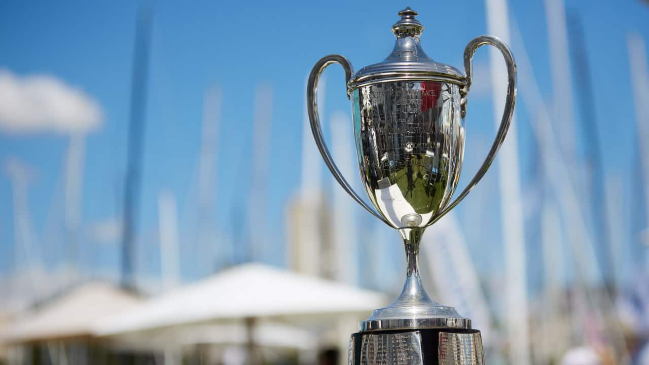 The Sydney to Hobart trophy.