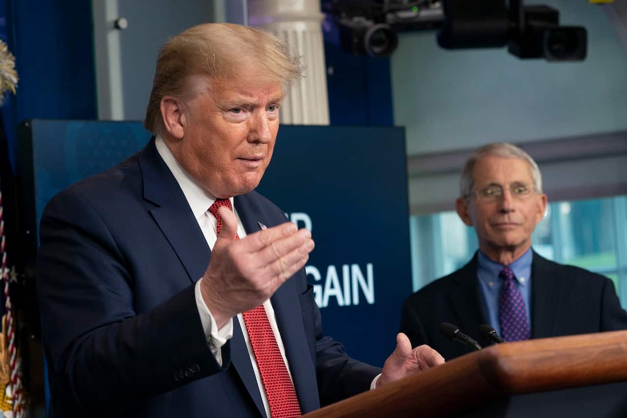 United States President Donald Trump has halted all US funding for the WHO.