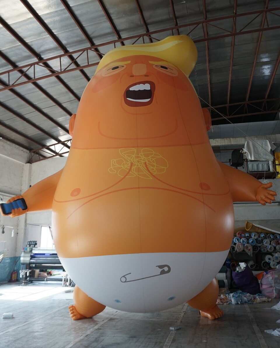 The Trump Baby is allowed to fly.