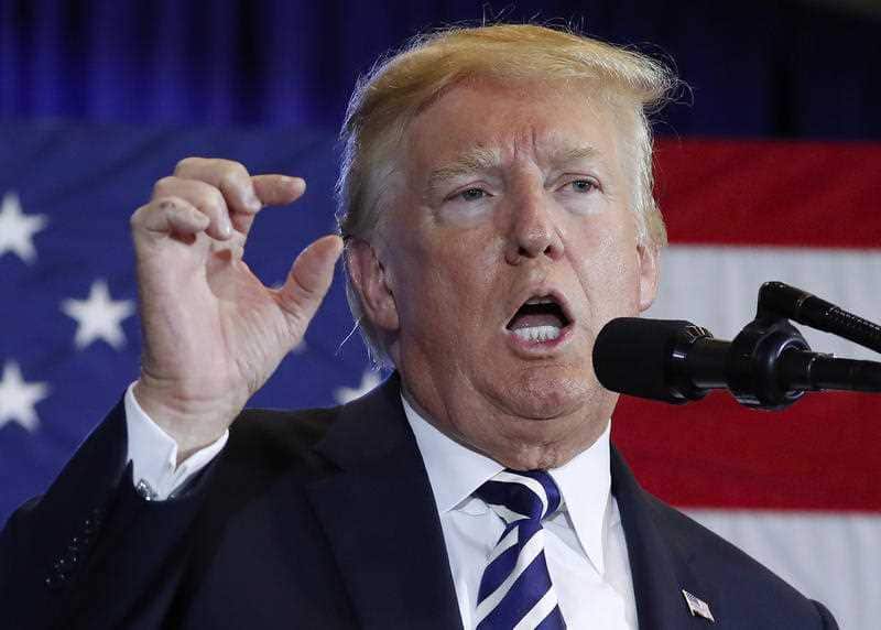 US President Donald Trump is all home alone this festive season.