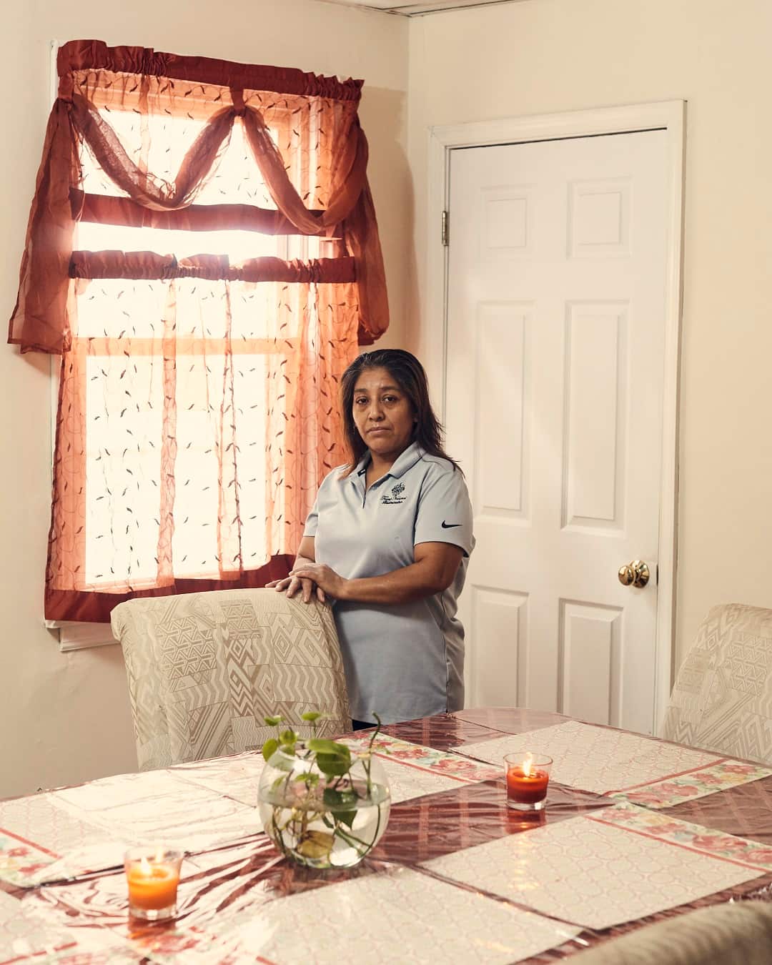 Victorina Morales at her home in Bound Brook, N.J.