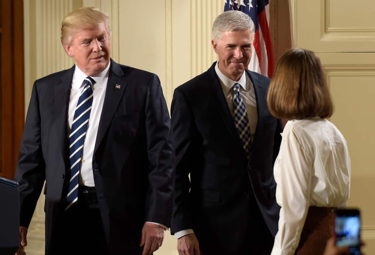President Donald Trump announces 10th U.S. Circuit Court of Appeals Judge Neil Gorsuch as his choice for Supreme Court Justice 