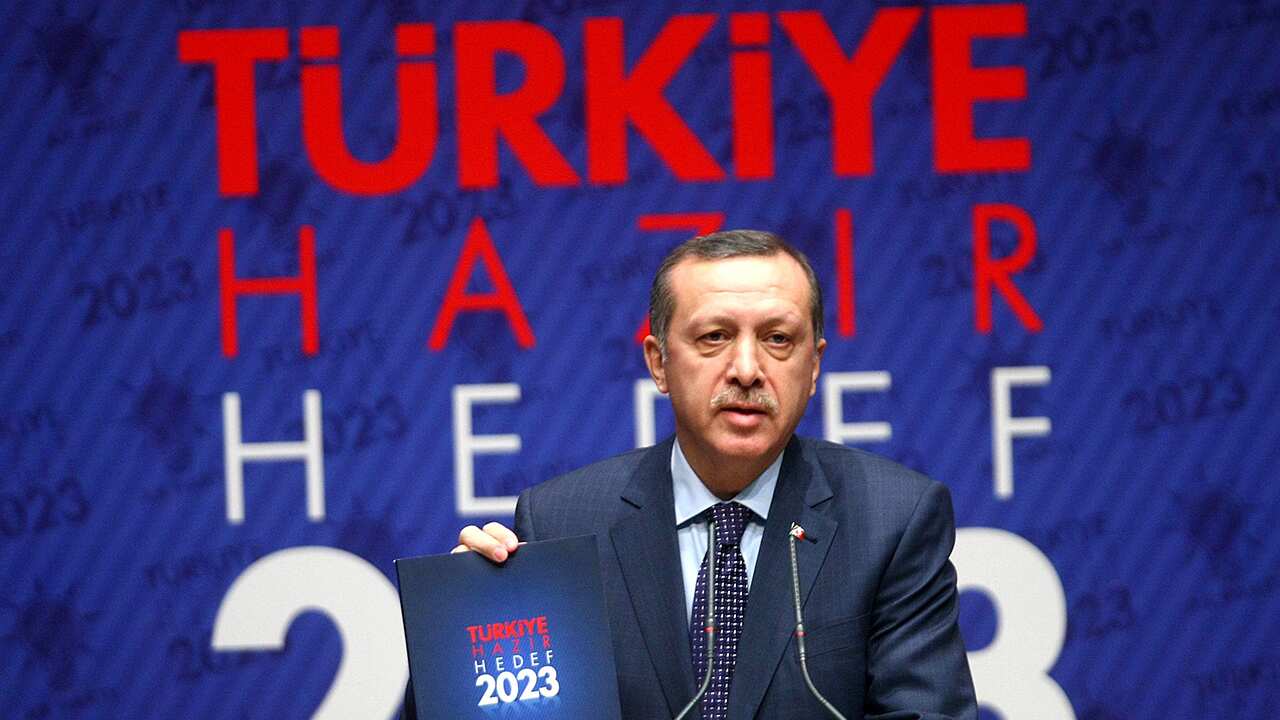 Then Prime Minister Erdoğan announces his general election manifesto in 2011, which reads: 'Turkey is ready. Target is 2023.'