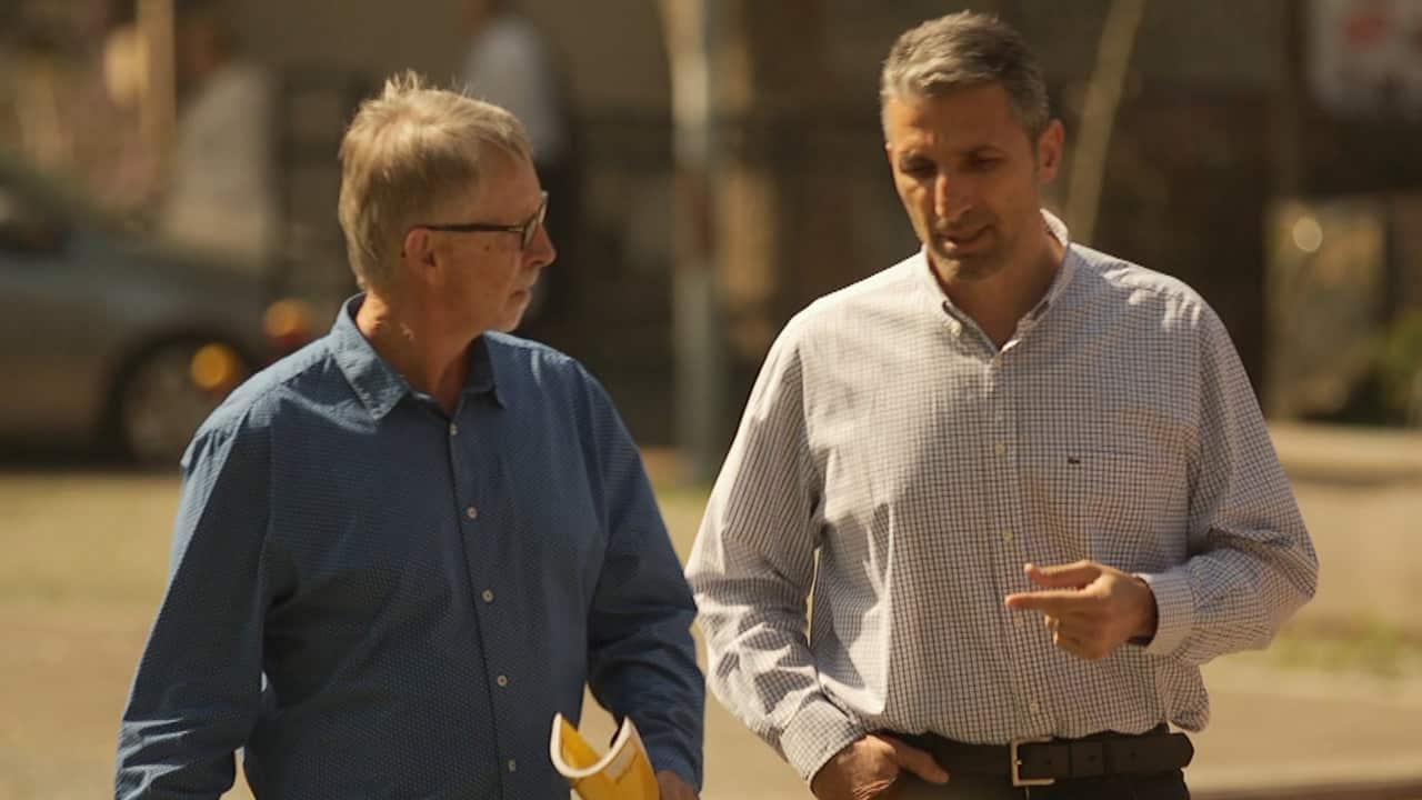 Geoff interviews journalist Nedim Sener in Istanbul.