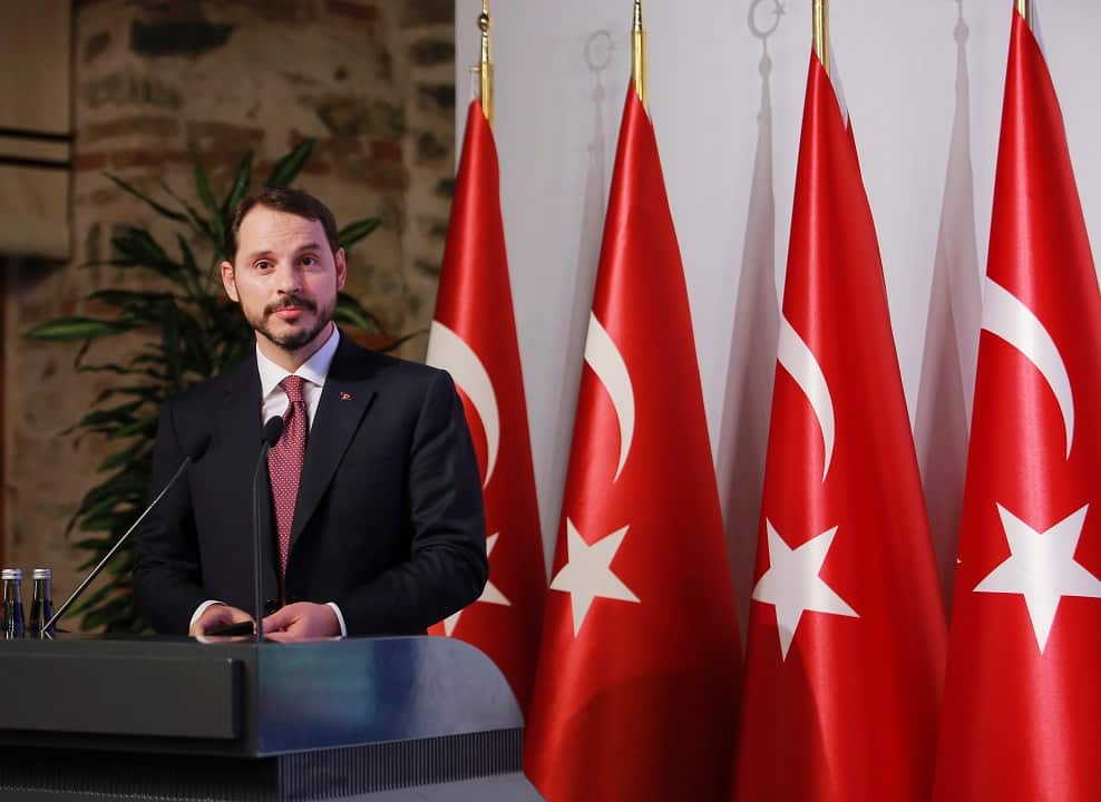Turkish Finance Minister Berat Albayrak