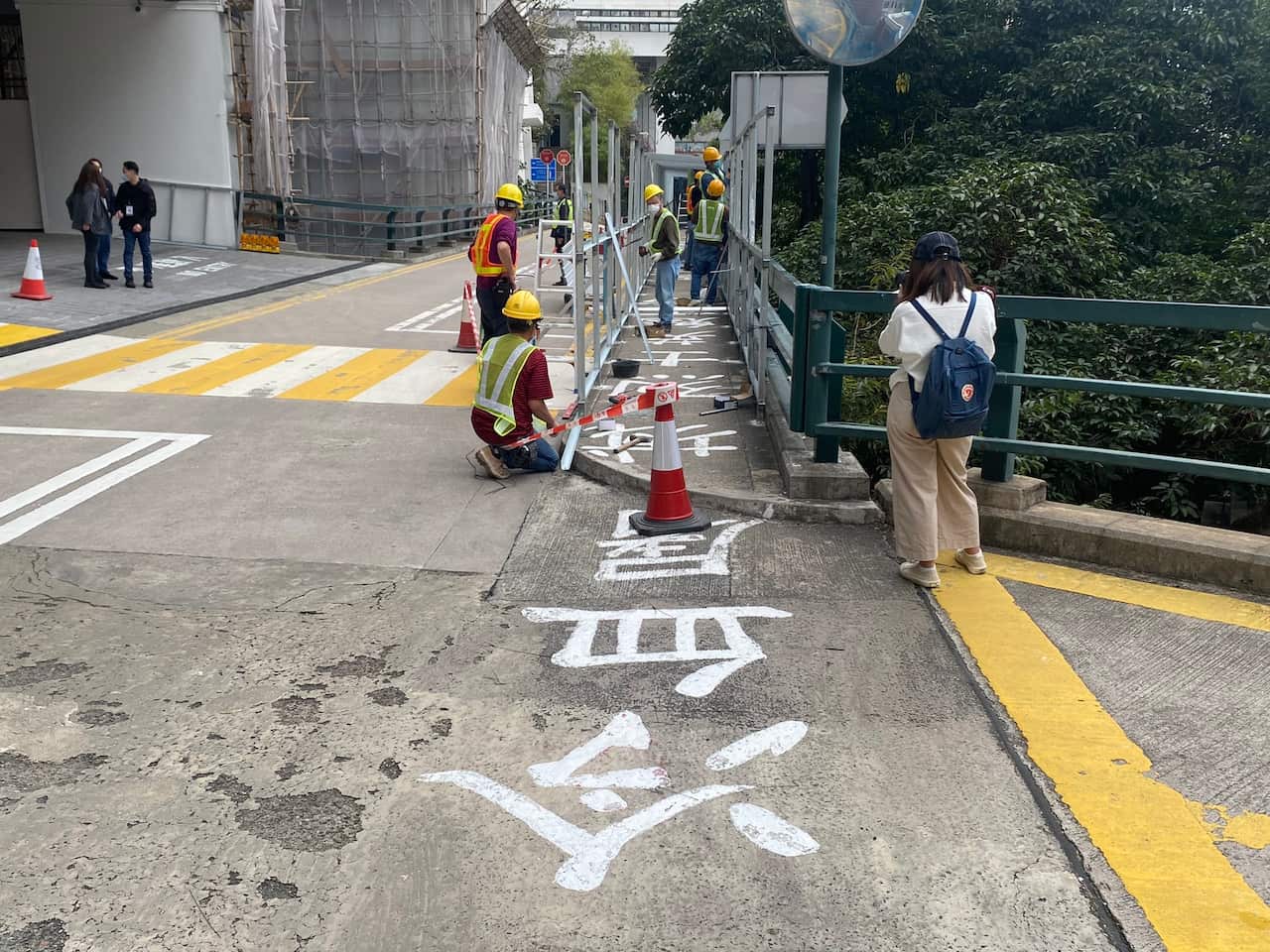 The removal of the slogan at HKU comes a month after the removal of the 'Pillar of Shame' statue.