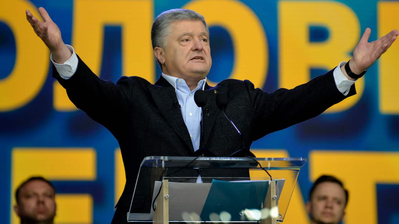 Ukraine's President and presidential candidate Petro Poroshenko.
