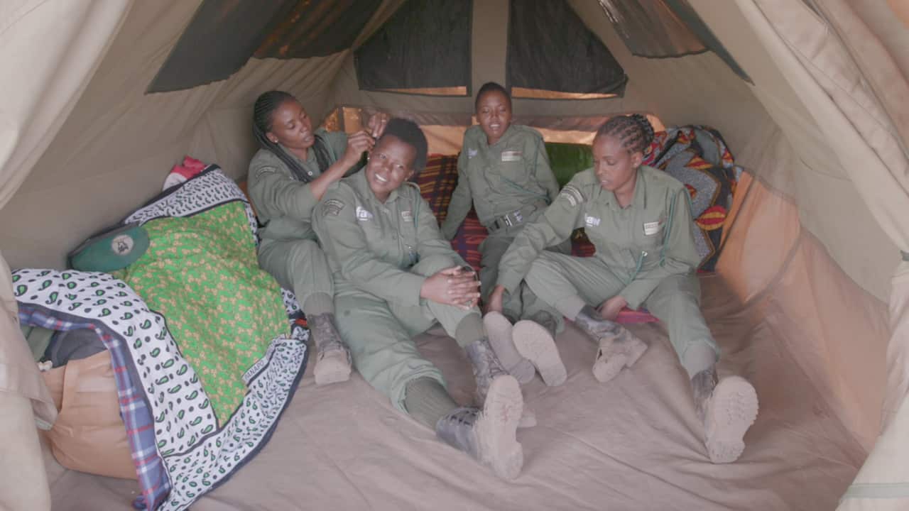 Team lioness is one of the first all-woman groups of its kind in Kenya.