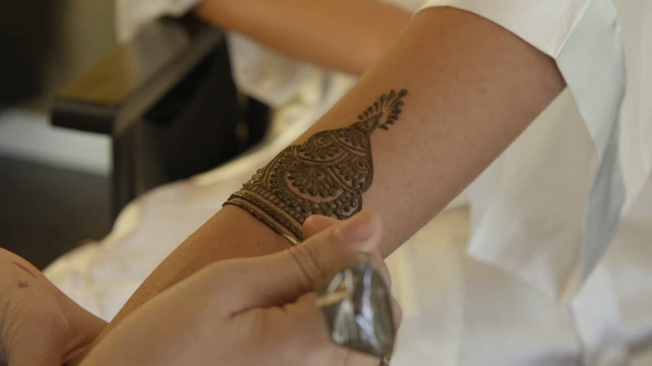 Henna is a plant-based dye