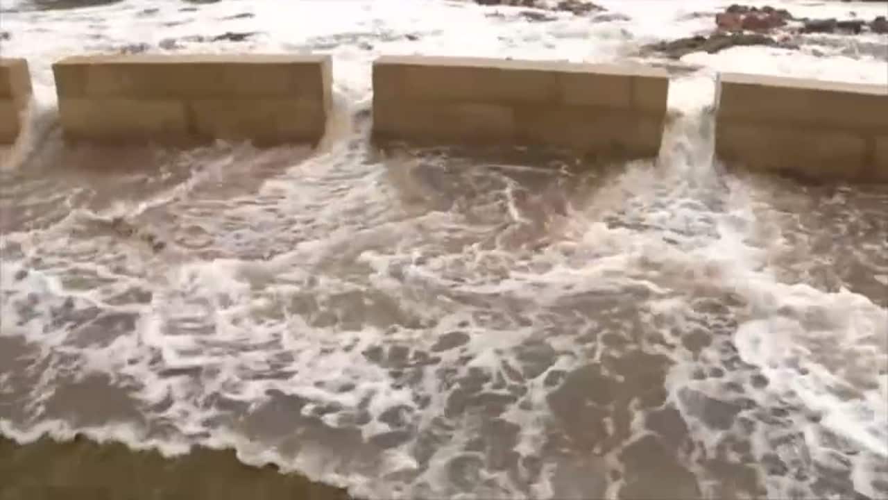 Authorities says the storm surge impact is the biggest concern.