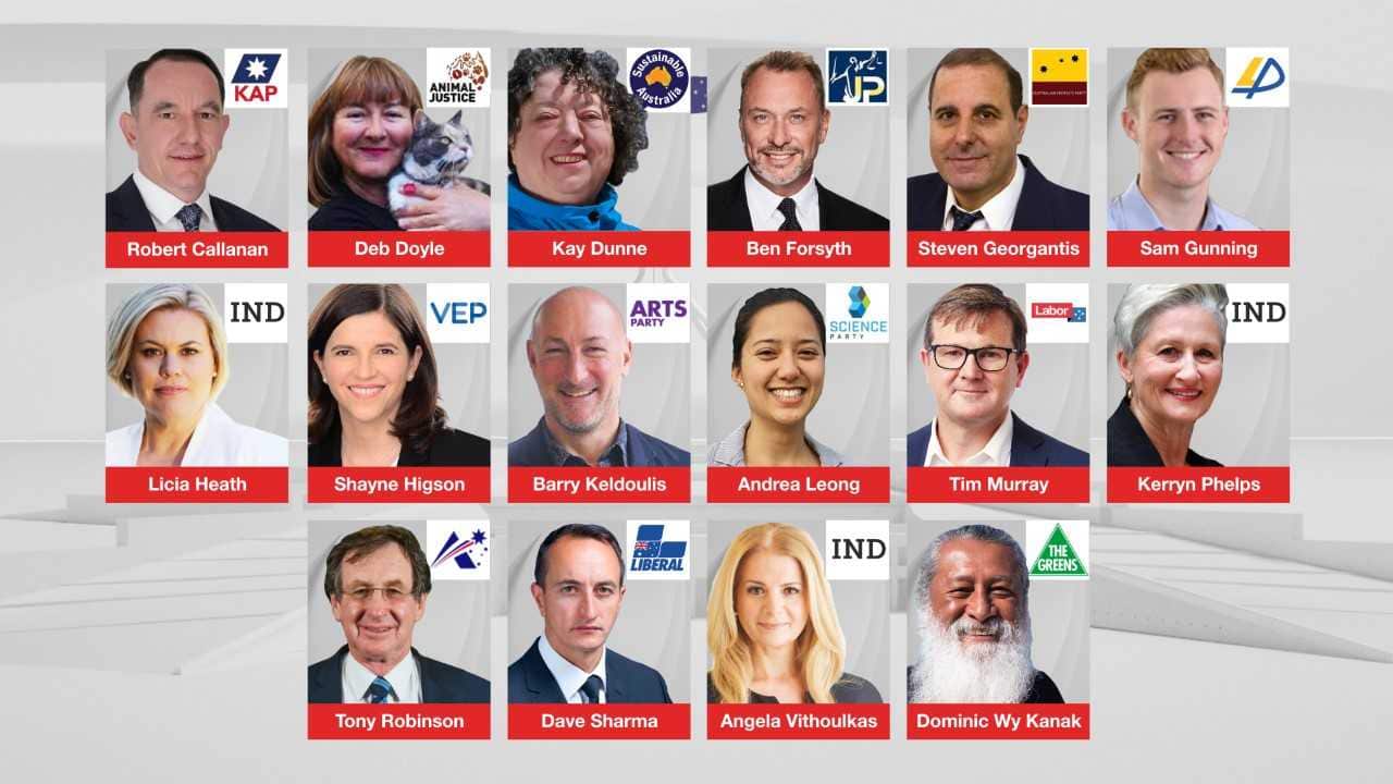 Wentworth candidates