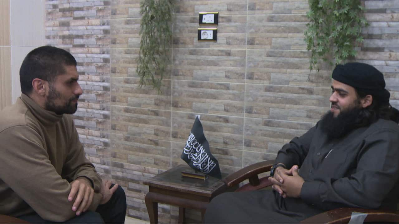 After lengthy negotiations, reporter Nagieb Khaja meets Abu Sulayman Muhajir