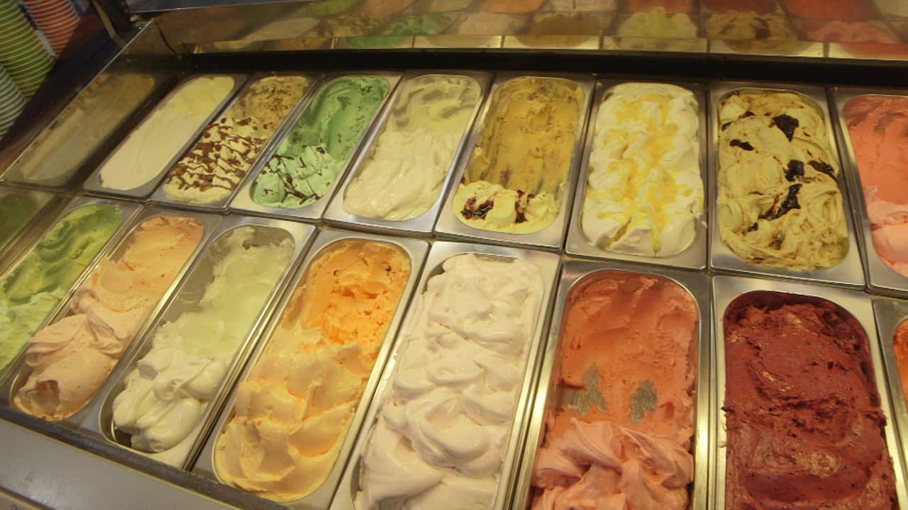 Taro and coconut, black sesame and durian are some of the Asian-inspired gelato flavours at 48 Flavours.