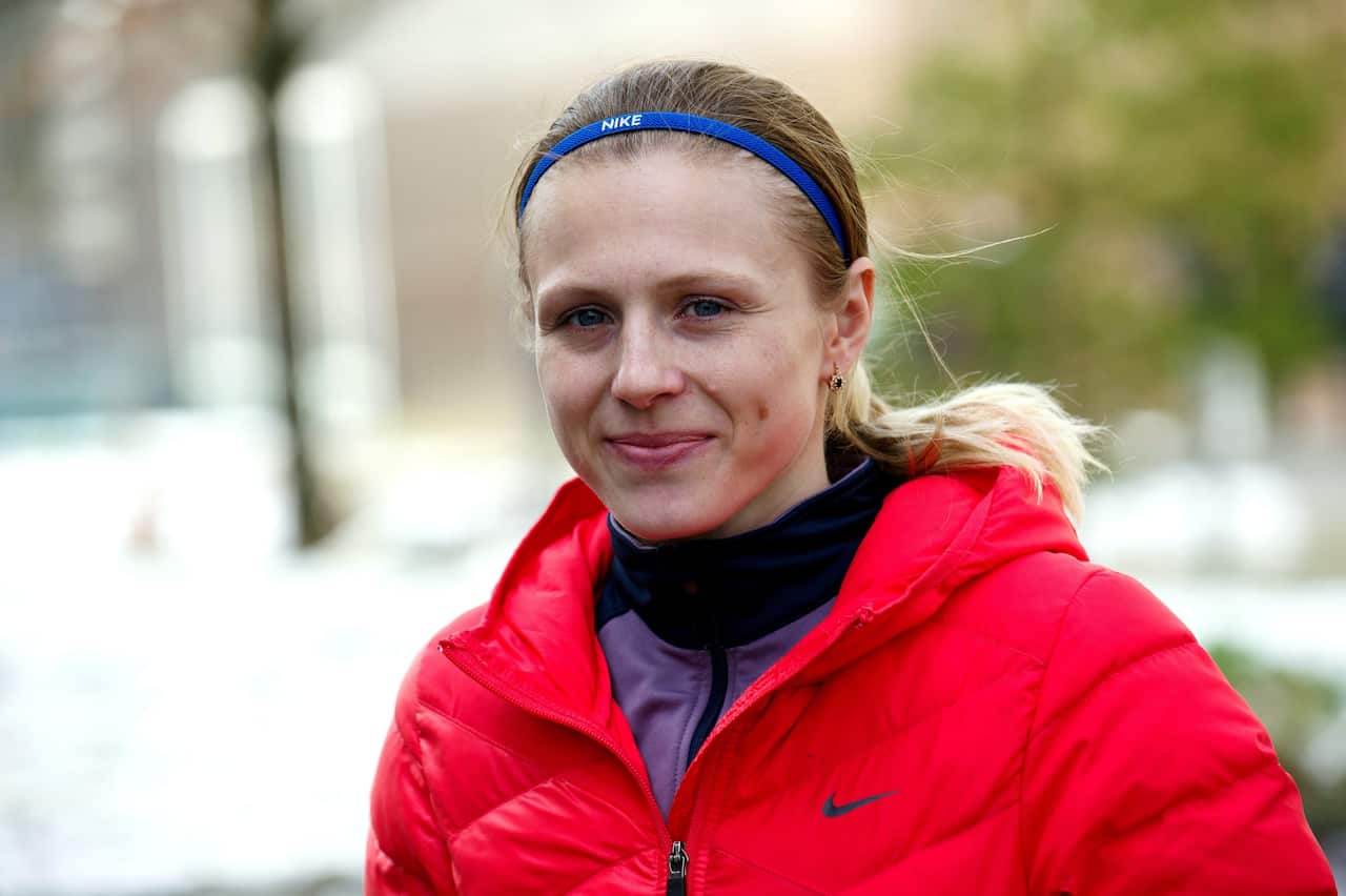 A file photograph showing doping key witness and whistleblower Yulia Stepanova