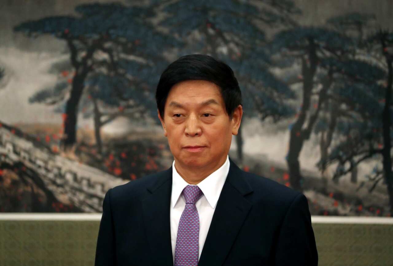 Li Zhanshu, one of the seven newly elected members of the Politburo Standing Committee (AAP)