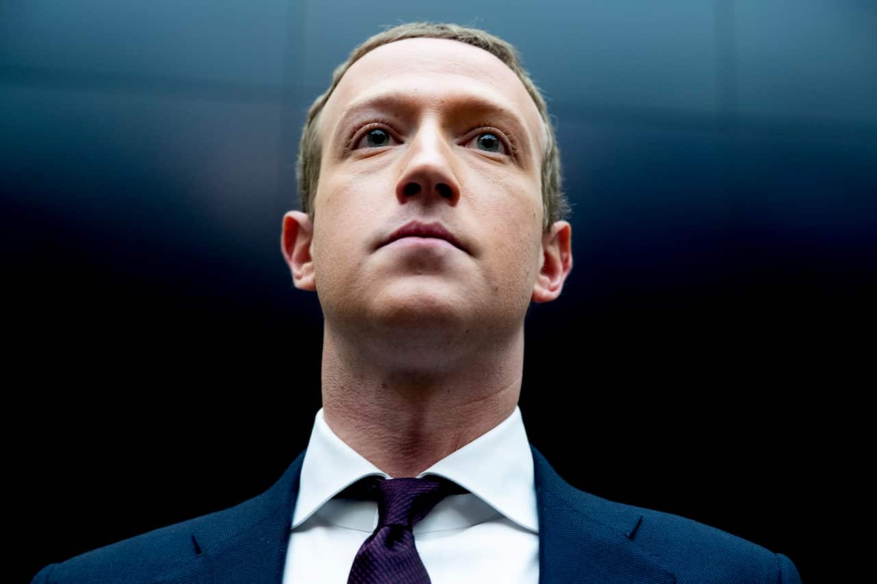 Chairman and CEO of Facebook Mark Zuckerberg.